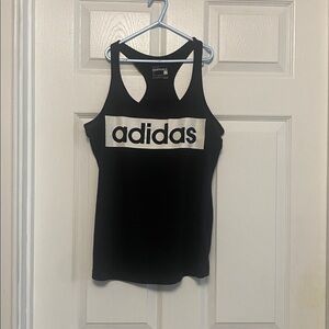 Black adidas tank Climalite S